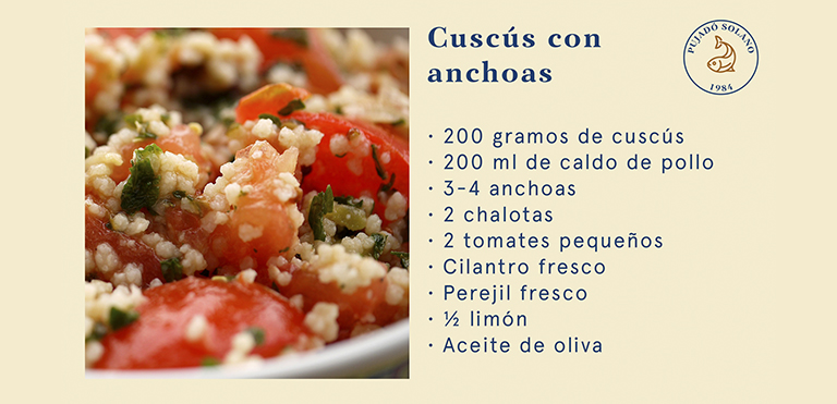 cuscus con anchoas