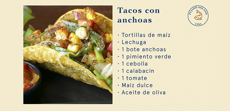 Tacos de anchoas