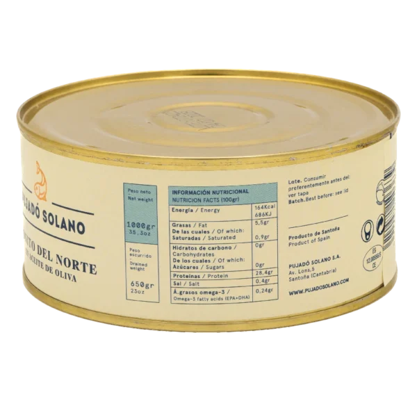 COASTAL TUNA IN OLIVE OIL CAN 1000 G - Image 2