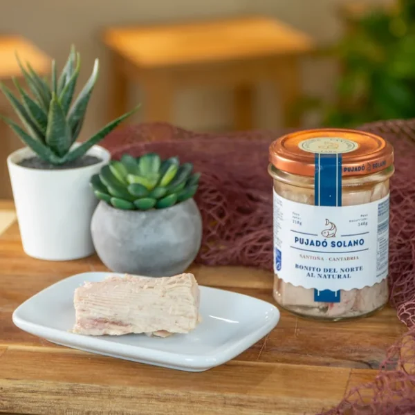 Tarro de Cristal de Bonito del Norte al Natural (210 g)
