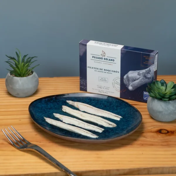 Lata 10-12 Filetes de Boquerón del Cantábrico «Selección Extra» en Aceite de Oliva (120 g)