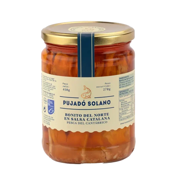 Bonito del Norte de Costera en Salsa Catalana Tarro de Cristal 450 g