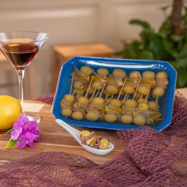 Tarrina de Gildas de Anchoa del Cantábrico (24 Piezas, 900 g)