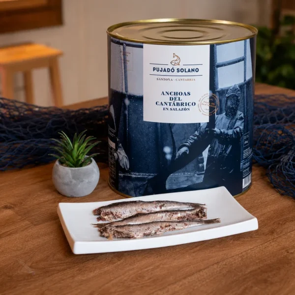 Lata de Anchoas del Cantábrico «Selección Extra» en Salazón (10 kg)