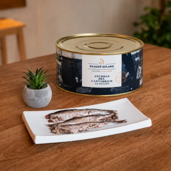 Lata de Anchoas del Cantábrico «Selección Extra» en Salazón (5 kg)